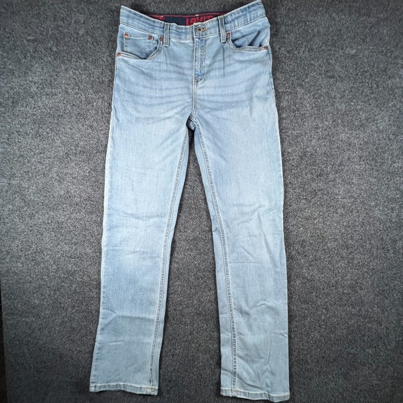 Levi's‎ 514 Straight Fit Performance Jeans Boys 30x30 Denim Cotton Stretch - Picture 2 of 13